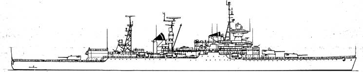 Крейсера, большие противолодочные корабли, эсминцы